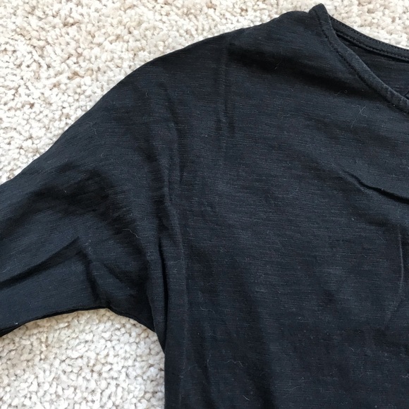 Black Pima Cotton Dress - Picture 2 of 3